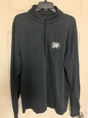 Philadelphia Flyers Pullover Quarter-Zip - Black